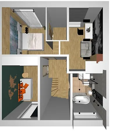 Willa Dom z ogródkiem Willa Apartament Daszynskiego Gliwice